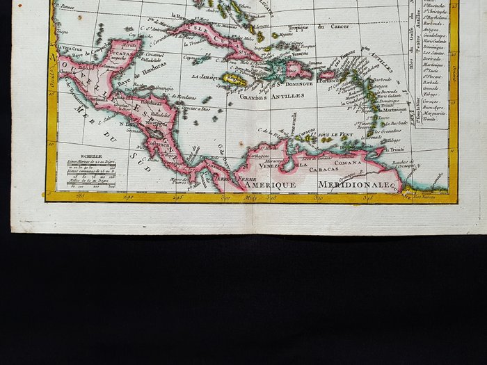 America - Mellemamerika / Caribien / Florida / Mexico / USA / Louisiana / Antiller; G Rizzi Zannoni / Janvier / Lattre - Golfe du Mexique avec les Isles Antilles - 1761-1780