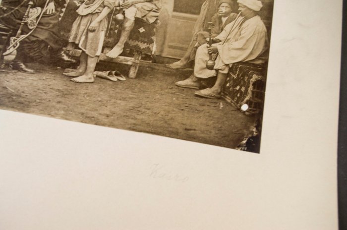 Zangaki Brothers - Egyptian Family in a Courtyard, c.1883