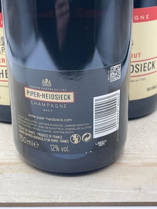 Piper Heidsieck, Prohibtiion - Champagne Brut - 6 Flasker (0,75 L)