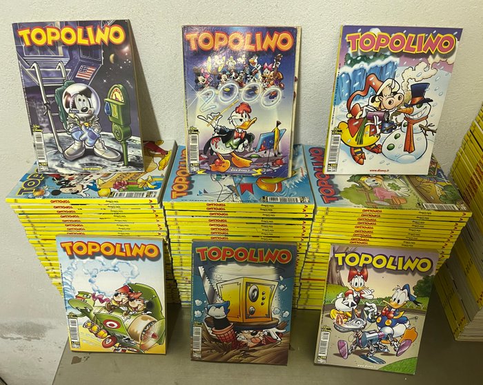 Topolino 2301/2400 - Sequenza semi completa - 95 Comic - Første udgave - 1999/2001