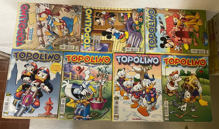 Topolino 2301/2400 - Sequenza semi completa - 95 Comic - Første udgave - 1999/2001