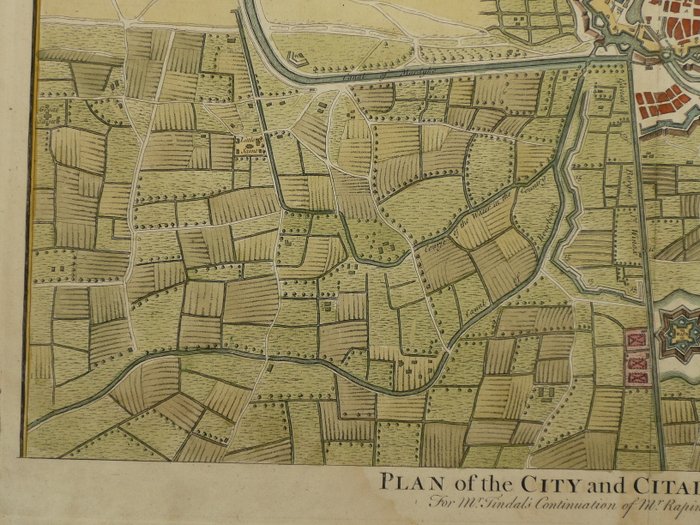 Frankrig - Dunkerque / Duinkerke; N. Tindal - Dunkirk a strong seaport town (...) - 1721-1750