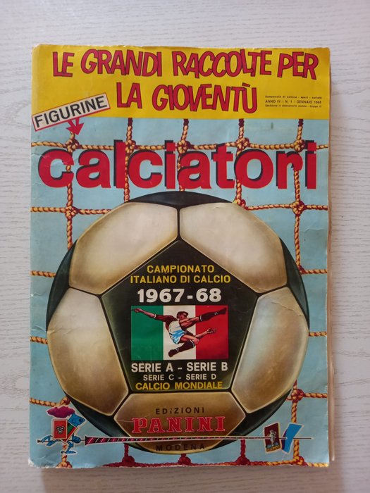 Panini - Calciatori 1967/68 - (379/648) Incomplete Album