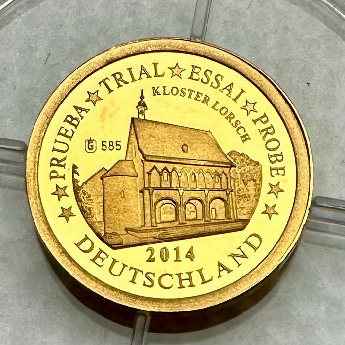 Tyskland. Gold medal 2014 Kloster Lorsch, Proof  (Ingen mindstepris)