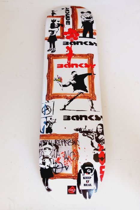 Delph@IN (XXI) - Skateboard ¬ BANKSY "RESPECT"