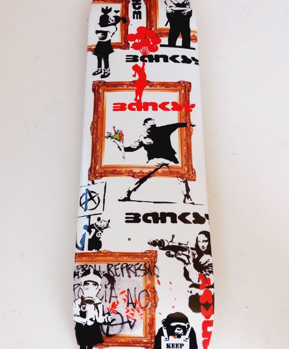 Delph@IN (XXI) - Skateboard ¬ BANKSY "RESPECT"