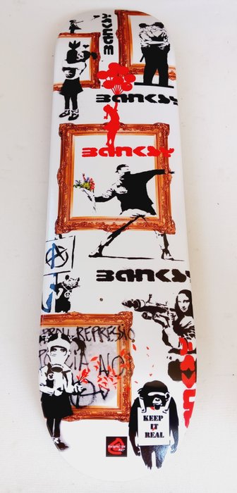 Delph@IN (XXI) - Skateboard ¬ BANKSY "RESPECT"