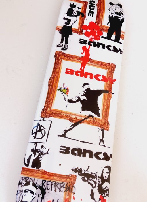 Delph@IN (XXI) - Skateboard ¬ BANKSY "RESPECT"