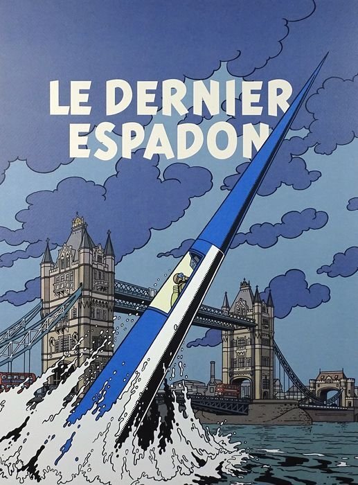 Berserik, Teun - 1 Original page - Blake  Mortimer - Le dernier Espadon / De laatste Zwaardvis