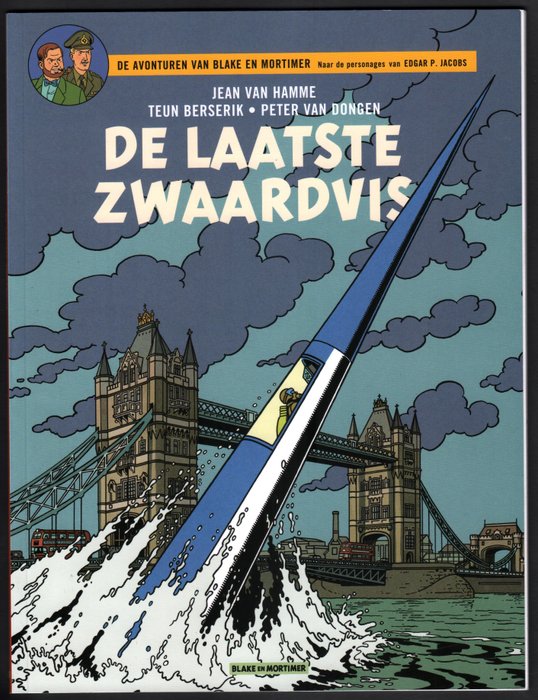 Berserik, Teun - 1 Original page - Blake  Mortimer - Le dernier Espadon / De laatste Zwaardvis