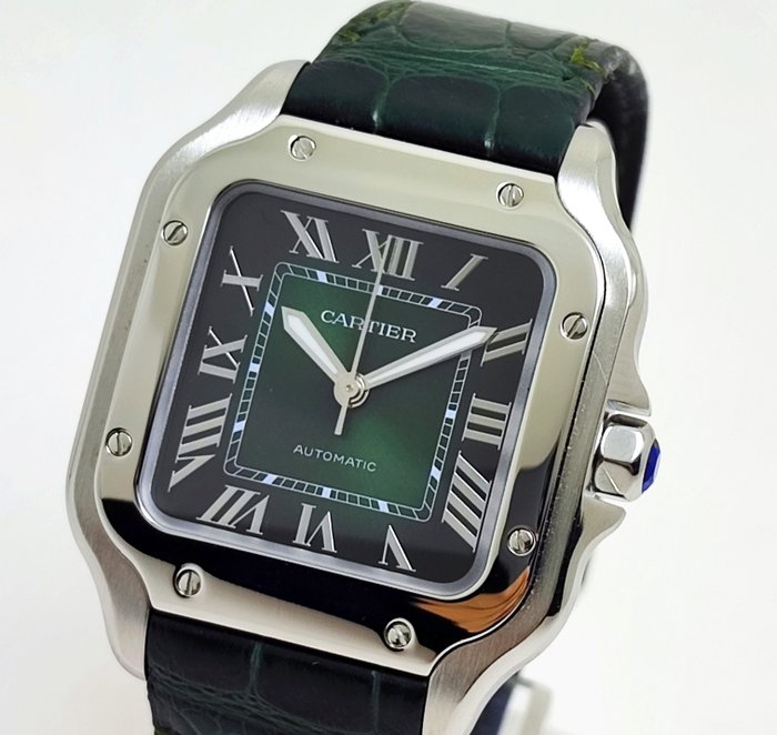 Cartier - Santos Dumont Green Automatic - WSSA0061 - Mænd - 2011-nu