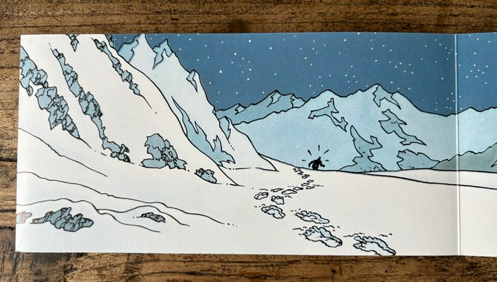 Tintin - Carte de voeux Studios Hergé - 1 Lykønskningskort