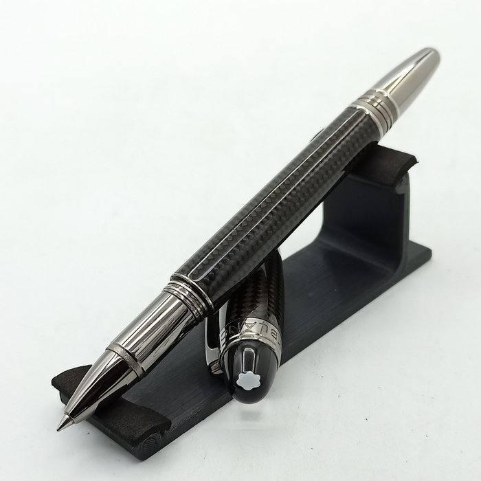 Montblanc - Starwalker - Full Carbon - Acero rodiado Guilloche - Pen