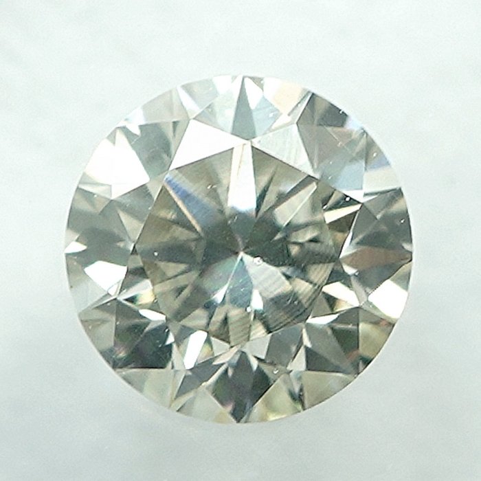 1 pcs Diamant  (Naturfarvet)  - 0.35 ct - Very light Grålig Gul - SI1 - International Gemological Institute (IGI)