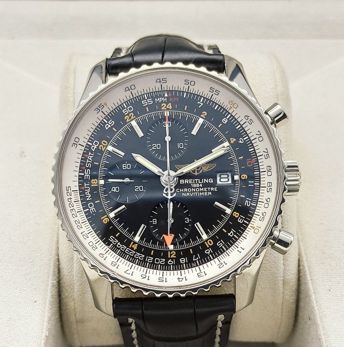 Breitling - Navitimer World GMT 4 - A24322 - Mænd - 2010-2020