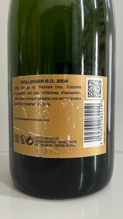 2004 Bollinger, R.D. - Champagne Extra Brut - 1 Flaske (0,75L)