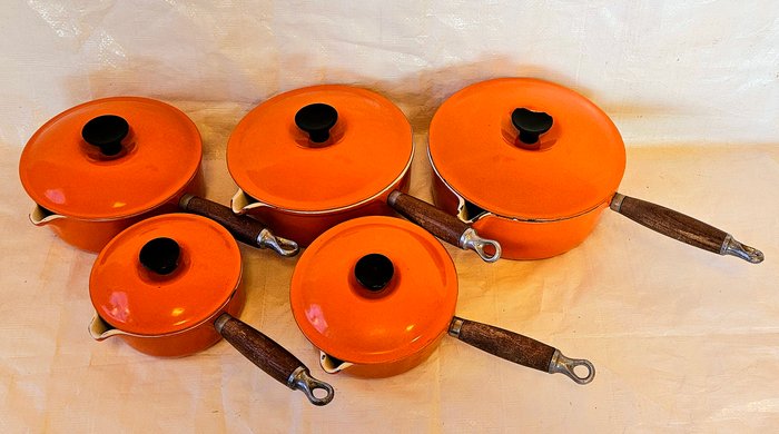 Le Creuset - Kasserolle (5) - Støbejern