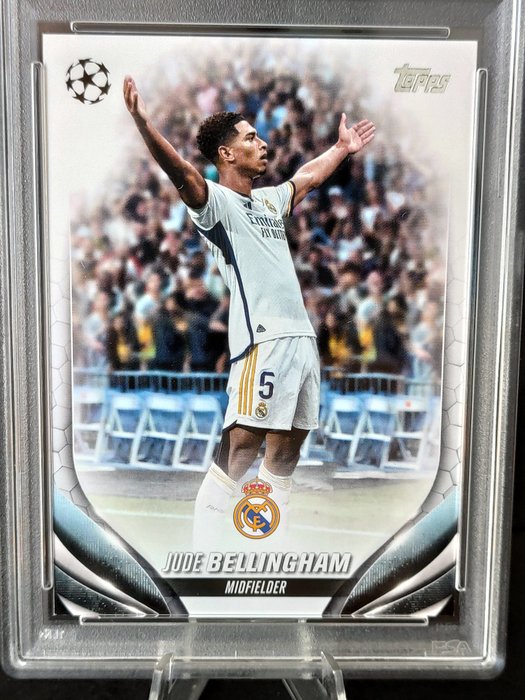 2023/24 Topps UEFA CC Jude Bellingham #112 PSA 9 - 1 Graded card