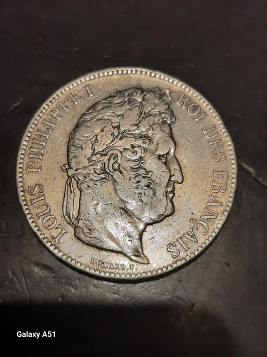 Frankrig. Ludvig-Filip 1. (1830-1848). 5 Francs 1834-M, Toulouse  (Ingen mindstepris)