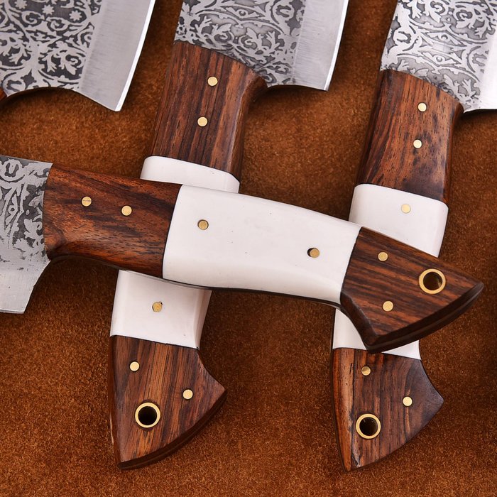 Køkkenkniv - Chef's knife - Højkvalitets stål, træ og harpiks - Japan