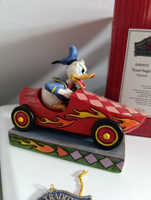 Enesco/Disney - Jim Shore - Figur - Donald Duck - 6000975 Road Rage in OVP Disney Traditions - Harpiks