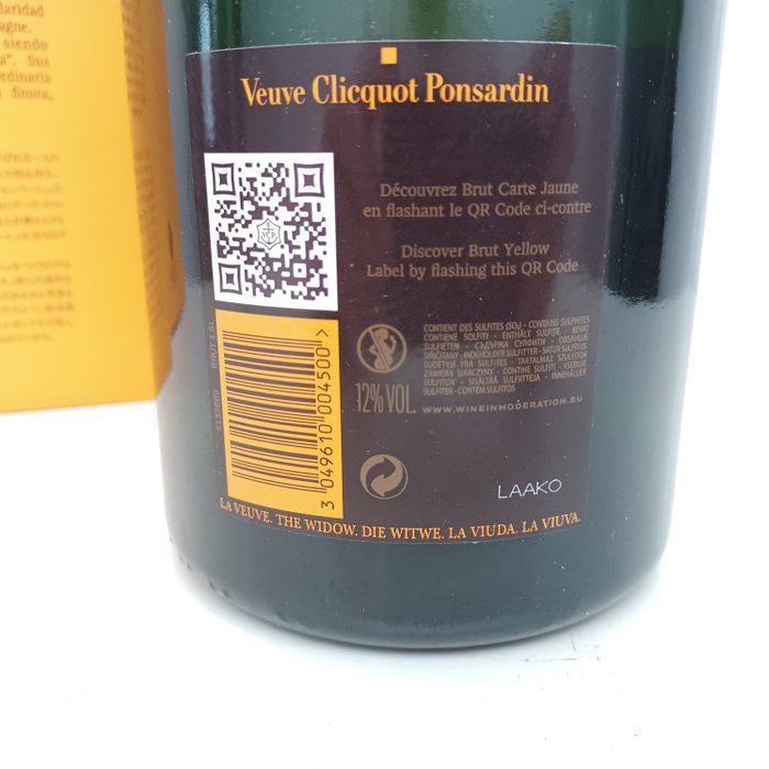 Veuve Clicquot - Reims - 1 Magnum (1,5 L)