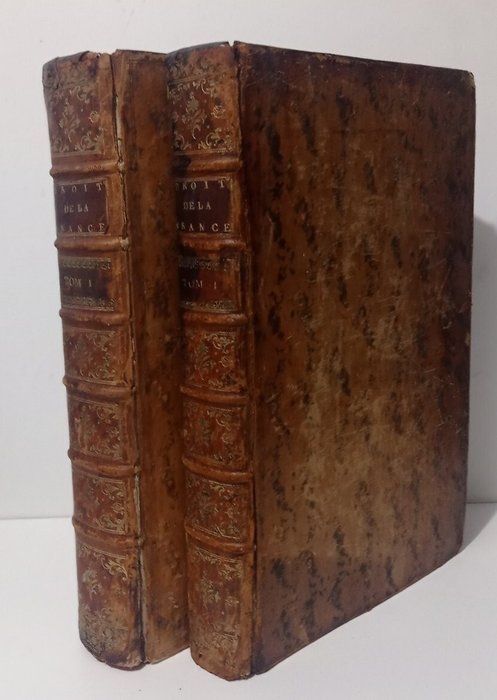 François Bourjon - Le droit commun de la France et la coutume de Paris divisés en six livres et en deux volumes - 1770