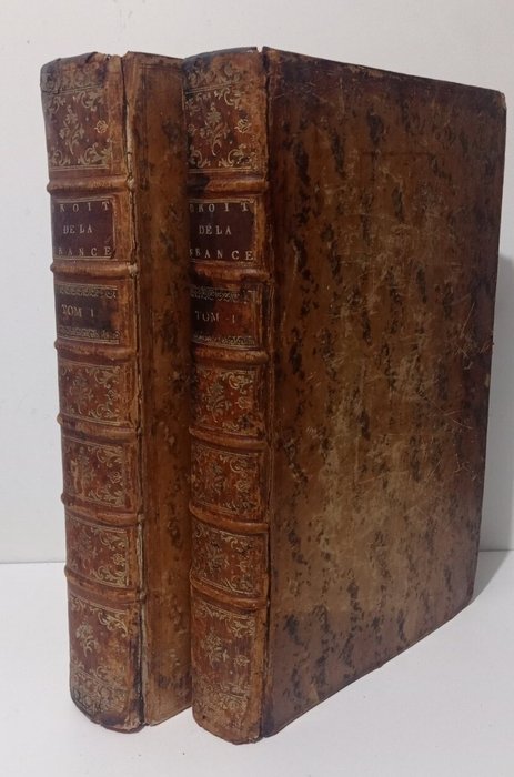 François Bourjon - Le droit commun de la France et la coutume de Paris divisés en six livres et en deux volumes - 1770