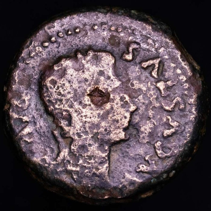 Hispania, Acci. Augustus (27 BC-AD 14). As minted in Acci (Baetica provincia, actual Guadix, Granada). C.I.G. ACCI (Colonia Ivlia Gemella Acci)  (Ingen mindstepris)