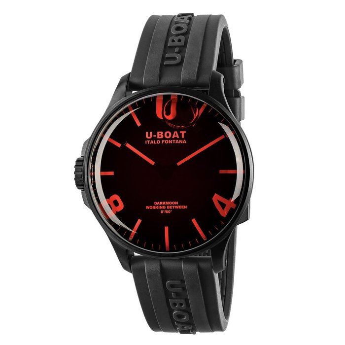 U-Boat - Watch Darkmoon 44 Red Sapphire IP Black - All Taxes Inlcuded - 8466/C - Mænd - 2011-nu