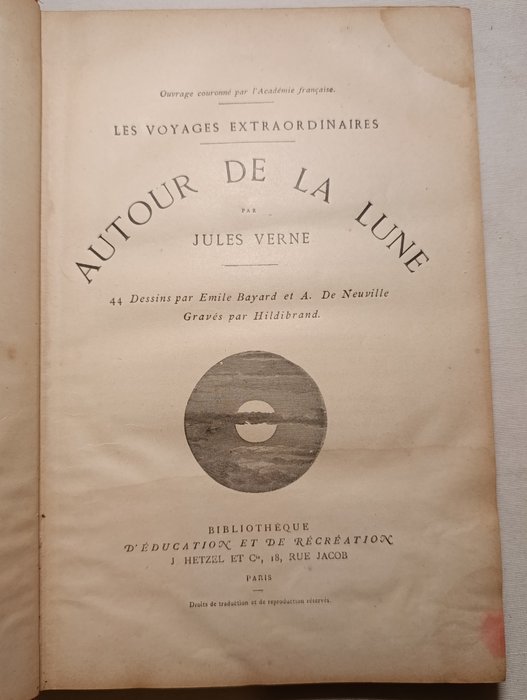 Jules Verne - Autour de la Lune - 1892