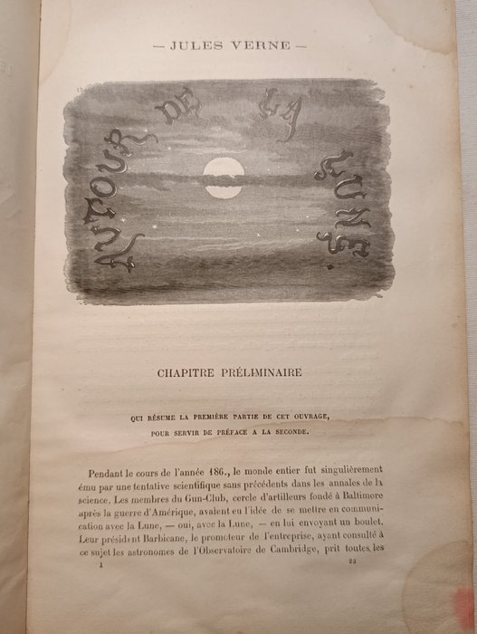 Jules Verne - Autour de la Lune - 1892