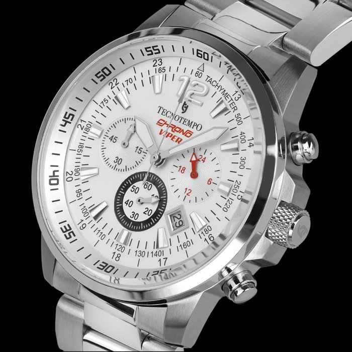 Tecnotempo - Chronograph 100M WR - "Chrono Viper" Limited Edition - - TT.100A.CVW - Mænd - 2011-nu