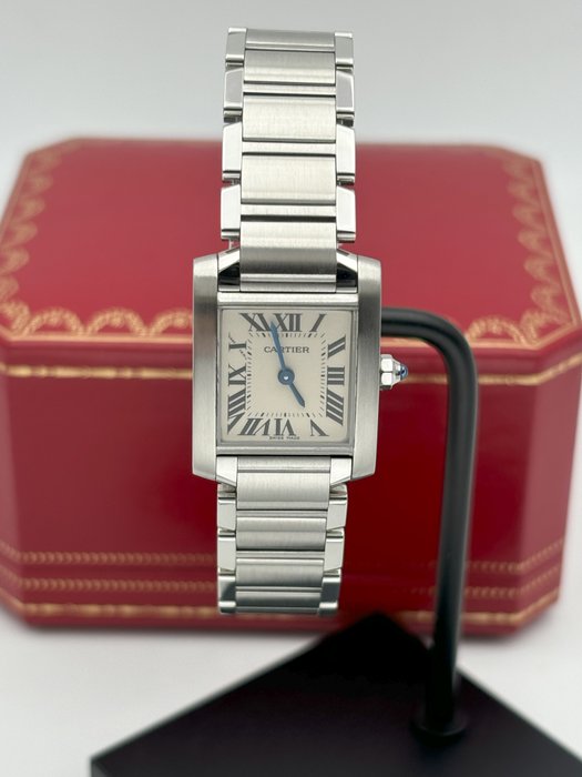 Cartier - Tank Française - 2384 - Kvinder - 1999