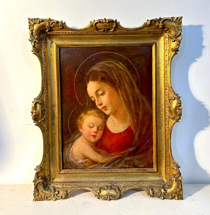 Scuola emiliana (XX) - Madonna con Bambino