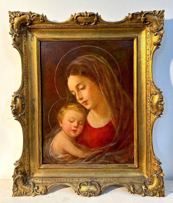 Scuola emiliana (XX) - Madonna con Bambino