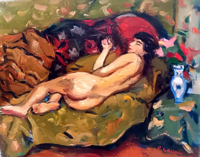 Pierre Cornu (1895-1996) - Femme nue allongée