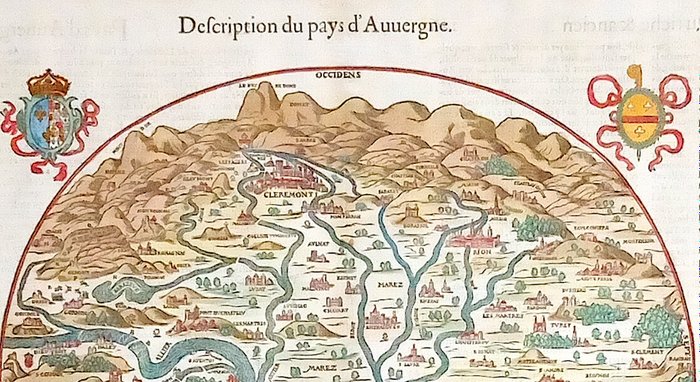 Frankrig - Auvergne; Belleforest - Le pourtraict de la ville de Dieppe - 1575