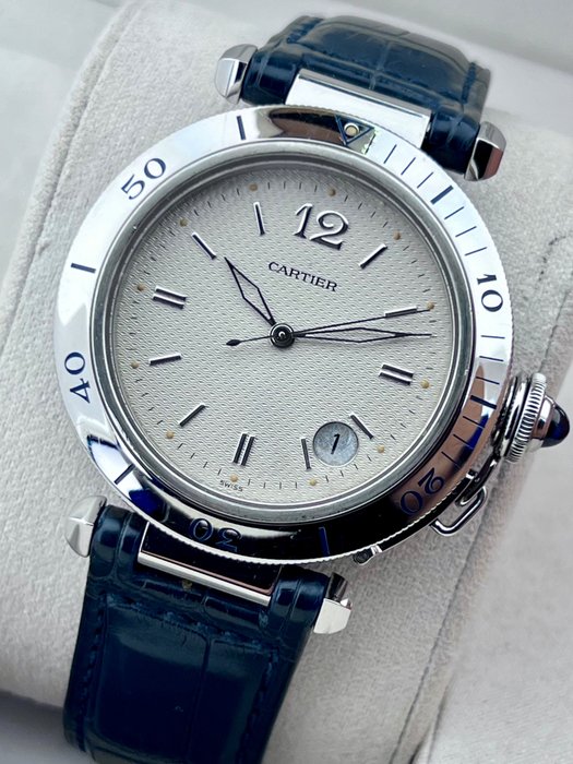 Cartier - Pasha C Automatic Date - 1040 - Mænd - 2000-2010