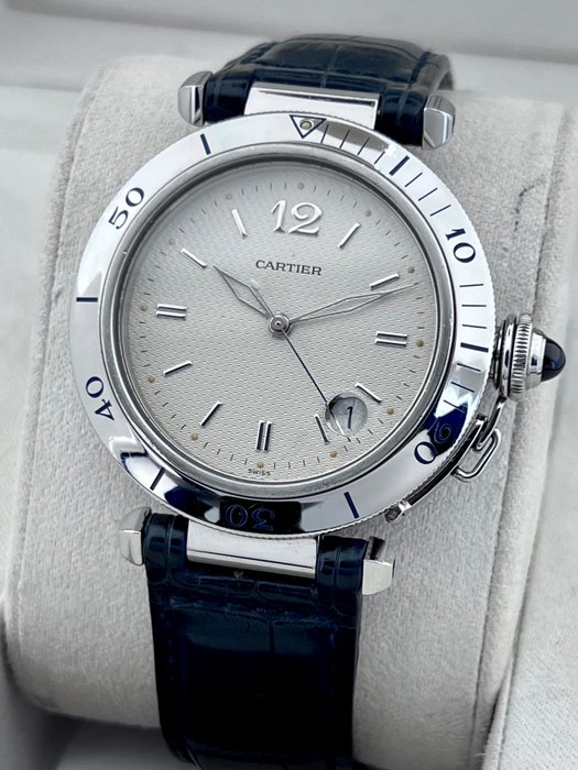 Cartier - Pasha C Automatic Date - 1040 - Mænd - 2000-2010