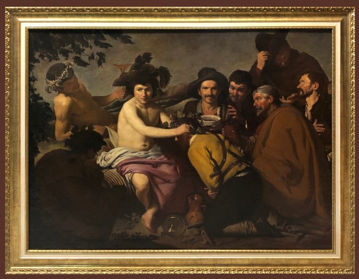 Diego Velázquez (1599-1660) After - Le triomphe de Bacchus