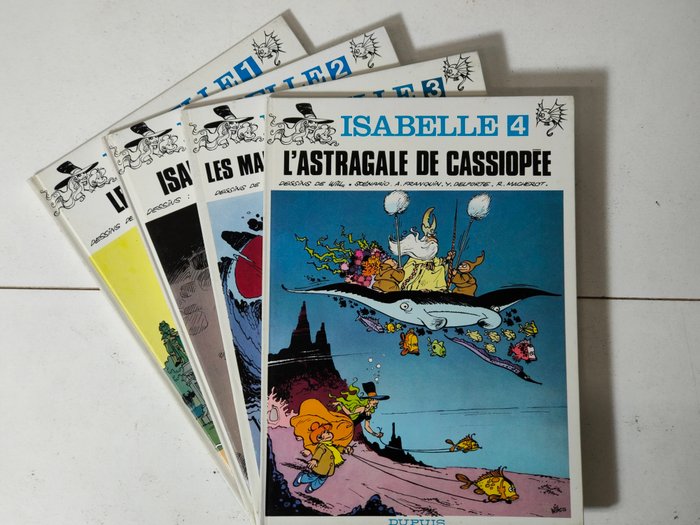 Isabelle T1 à T4 - 4x C - EO/Ré - 4 Albums - 1978/1983