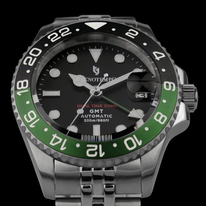 Tecnotempo -GMT "Dual Time Zone" 200M - Limited Edition - - TT.200GMT.NGJ - Mænd - 2011-nu