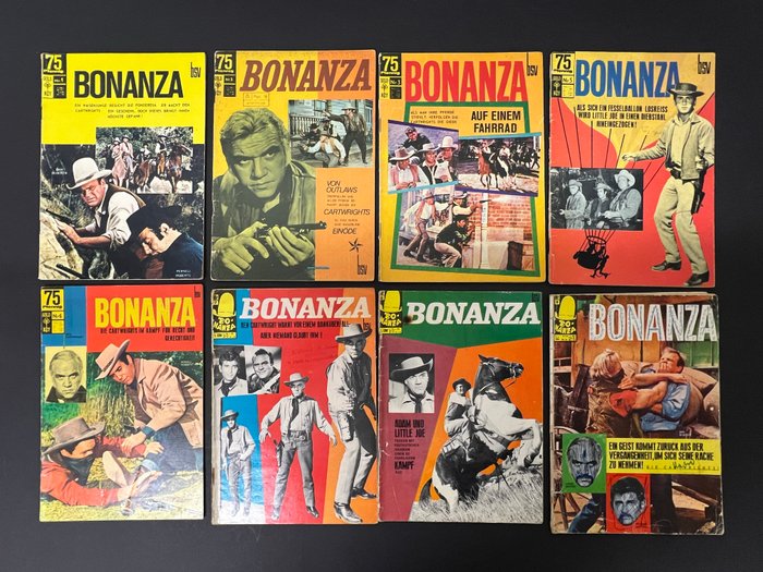 Western Sammel - und Lesepaket 60er/70er Jahre (66) - Bonanza (24) - Mündungsfeuer 2 (1) - Sheriff Klassiker (41) - 66 Comic - Første udgave