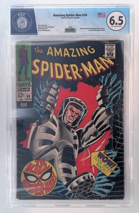 Amazing Spider-Man #58 - EGC graded 6.5 - 1 Graded comic - 1968