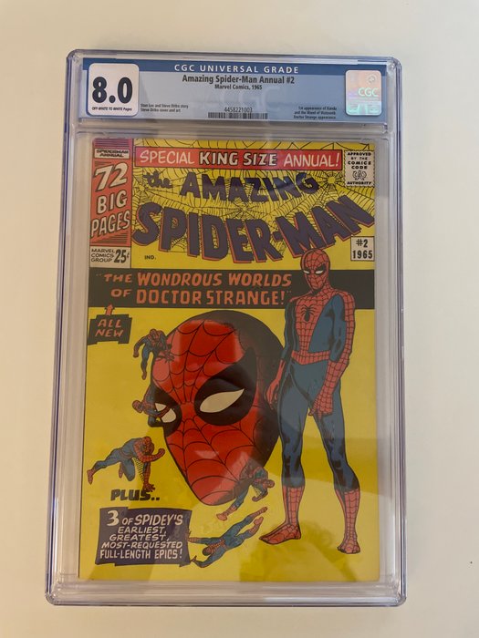 Amazing Spider-Man Annual #2 - 1st appearance of Xandu and the Wand of Watoomb - CGC 8.0 HIGH GRADE - 1 Graded comic