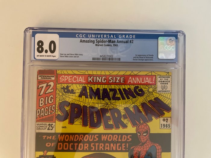 Amazing Spider-Man Annual #2 - 1st appearance of Xandu and the Wand of Watoomb - CGC 8.0 HIGH GRADE - 1 Graded comic