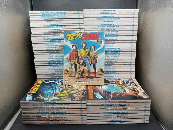 Tex nn. 500/599 - sequenza completa - 100 Comic - Første udgave