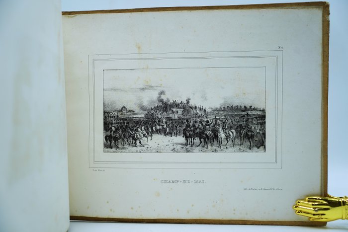 V. Adam / N. Maurin - Cent jours de la vie d'un Grand Homme Lithographiés - 1830