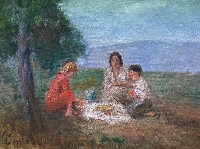 Gaetano Bocchetti ( 1888-1990) - Pic-nic